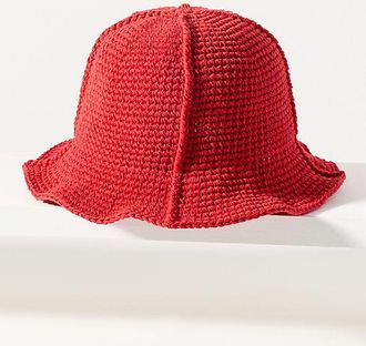 Anthropologie Wyeth Solea Crochet Bucket Hat