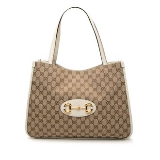 Gucci Pre-owned Gucci Medium GG Canvas Horsebit 1955 Tote Ladies JVREB5G72P6QJZT1
