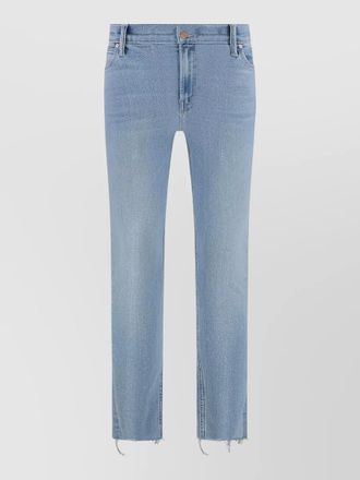 Mother straight-leg ankle jeans