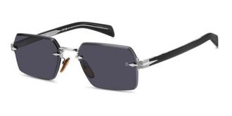 David Beckham DB 7109/S 85K/IR Mens Sunglasses Silver Size 56