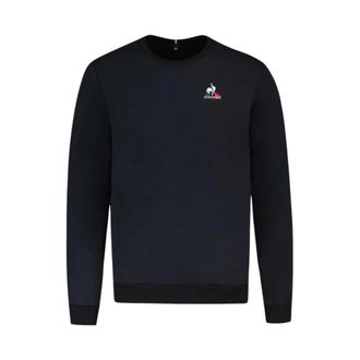 Le Coq Sportif Klassieke Crew Sweatshirt - Heren - Sweatshirts - Zwart - L - Katoen - Hoodies & sweatvesten