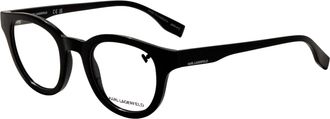 Karl Lagerfeld Unisex 47mm Black Eyeglasses KL6177-001-47