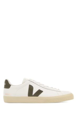 Veja White Leather Campo Sneakers