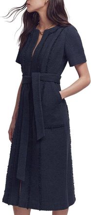 Boden Ruth Zip Texture Dress