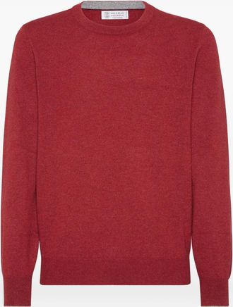 Brunello Cucinelli Maglione in cashmere - Rosso