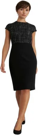 Hobbs London Esme Dress in Black White at Nordstrom, Size 12
