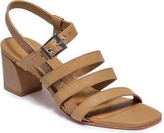 Bernardo Novi Leather Mid Heel Sandal