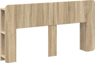 vidaXL Cabecero Con Armario Roble Sonoma Madera De Ingenier&iacute;a Vidaxl