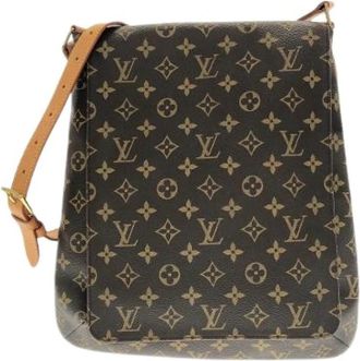 Louis Vuitton Pre-owned Musette Monogram Schoudertas - Dames - Vintage Schoudertas - Bruin - ONE Size - Vintage