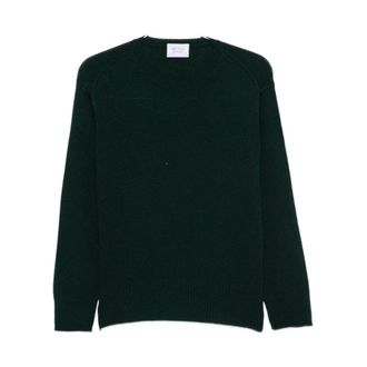 Be You Cashmere Ronde Hals Trui - Dames - Cashmere truien - Groen - XL - Kasjmier - Truien & Vesten