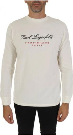 Karl Lagerfeld Heren, Tops, Beige, Maat: S