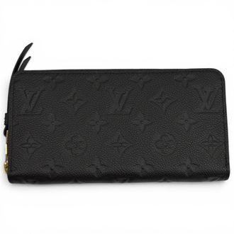 Louis Vuitton Noir Monogram Empreinte Long Wallet (Bi-Fold) (Pre-Owned)