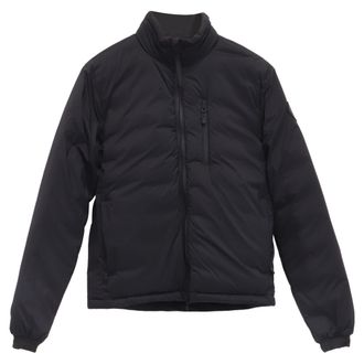 Canada Goose Lodge Packable Quilted Ripstop Down Jacket in Black Nylon