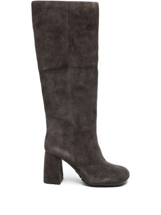 Ash 90mm Eliah block-heel knee-high boots - Brown
