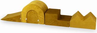 OEM Parque Infantil De Espuma Velvet Gold, 5 Piezas