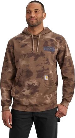 Carhartt Work in Progress Hoodie Mens Soft Sepia Camo Loose Fit Midweight Pullover JAX1633
