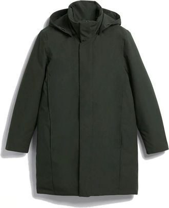 Elvine Heren, Mantels, Groen, Maat: XL Leer