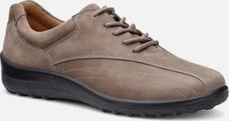 Hotter Womens Tone II Womens Wide Fit Shoes - Brown - Size: 5.5