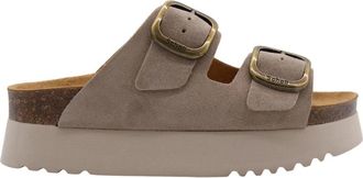 Scholl Comfortabele Pantoffel voor Dagelijks Gebruik - Dames - Sandalen - Beige - 37 EU - Schoenen