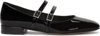 Kazar Gelakte platte pumps door Mary Jane - Dames - Ballerinas - Zwart - 40 EU - Leer - Schoenen