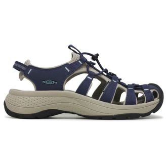 Keen Astoria West Textile Synthetic Womens Comfort Sandals - Naval Academy Reef Waters - Size:UK 7.5
