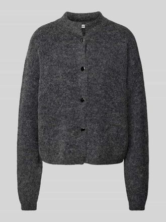 Gestuz Cardigan mit Turtleneck Modell Alpha in Anthrazit, Gr&ouml;&szlig;e S