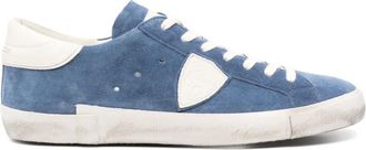 Philippe Model Paris sneakers - men - Rubber/Calf Suede/Fabric/Calf Leather - 40 - Blue