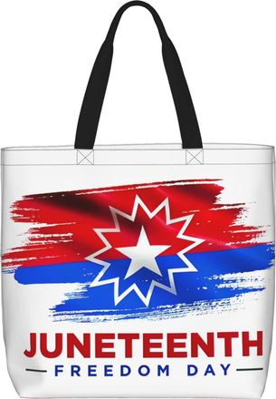 Generic Women Handbag Independence Day Freedom Day Ladies Shopping Shoulder Bag Waterproof Lightweight Shopping Bags, For Christmas, Gym, Wedding, School, Hol