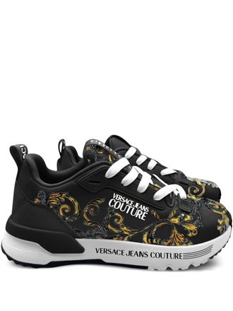 Versace Jeans Couture Barocco-print sneakers - Black