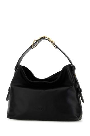 Gucci Womens Black Leather Medium Gucci Beatrix Shopping Bag Nero Borse A Mano