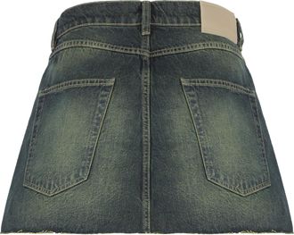 Our Legacy Cover Denim Mini Skirt - Beige