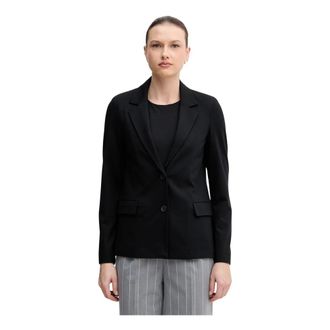 Benetton Dames, Jassen, Zwart, Maat: XS Viscose