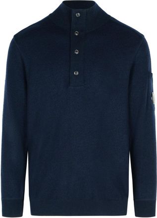 C.P. Company Grs Navy Wool Blend Sweater
