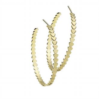 Jennifer Zeuner Womens Drea Hoops Earrings In Gold