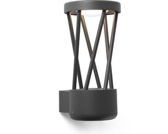 Netlighting Twist Outdoor Led Dark Grey Wall Light 10W 3000K IP65