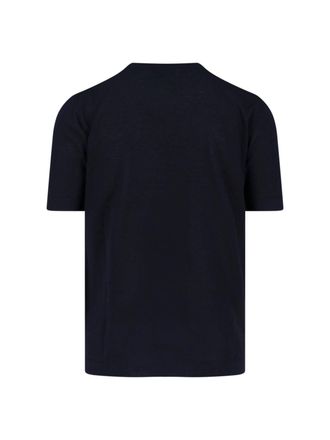 Caruso Mens T-Shirts And Polos Blue Cotton