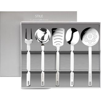 Mepra Stile Kitchen Tools with Box - 5 Pieces in Silver at Nordstrom