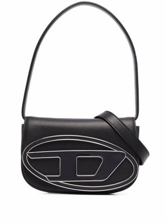 Diesel Black Shoulder Bag With Structured Design