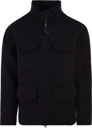 Aspesi Nelson Jacket - Heren - Zomerjassen - Blauw - XL - Wol - Jassen