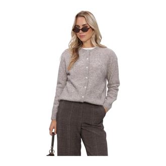 Lina Locchi Ll-Berber Cardigan - Dames - Truien - Beige - Maat: S
