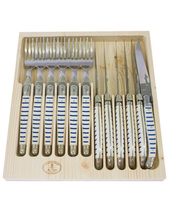 Jean Dubost 12Pc Flatware Set