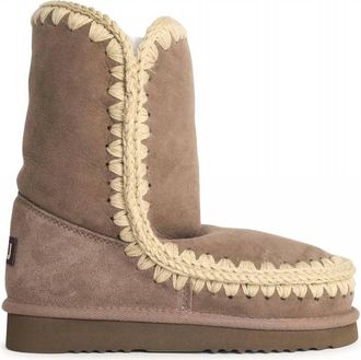 Mou Womens Eskimo 24 Ankle Boots In Old Beige