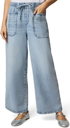 Splendid Denim Drawstring Pants in Medium Wash at Nordstrom, Size Large