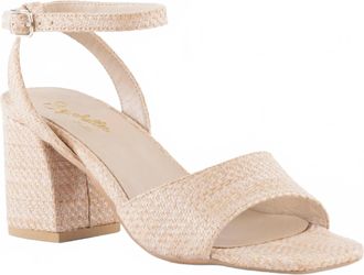 Seychelles Womens Simple Pleasure Sandal In Blush Raffia