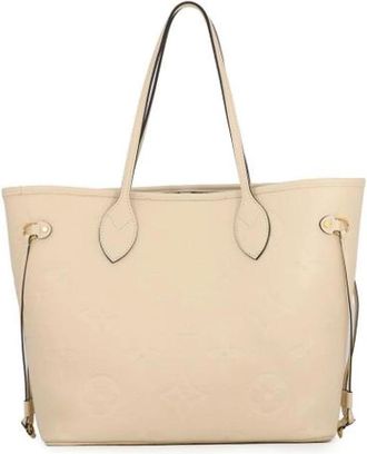Louis Vuitton Pre-owned Vintage Monogram Empreinte Tote Bag - Dames - Vintage Shopper - Beige - ONE Size - Leer - Vintage