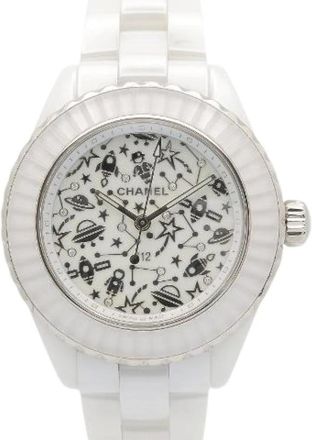 Chanel Pre-owned J12 Cosmic Ceramic Watch - Dames - Vintage Horloges - Wit - ONE Size - Vintage