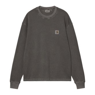 Carhartt Work in Progress Tops, Heren, Grijs, L, Katoen, Vista Waffle Lange Mouwen T-Shirt