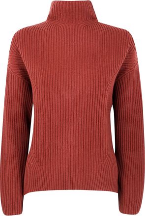 Kujten Demi Turtleneck Sweater With Back Slit