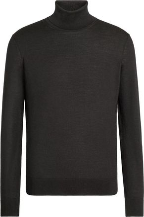 Ermenegildo Zegna Cashseta Turtleneck - Heren - Cashmere truien - Zwart - XL - Kasjmier - Truien & Vesten