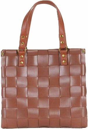 Handed By Char Recycled Plastic Handbag in Autumn Brown at Nordstrom, Size Small